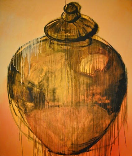 Ginger Jar, oil/2 panels, 70 x 60 inches, $9000,  CN-05.034